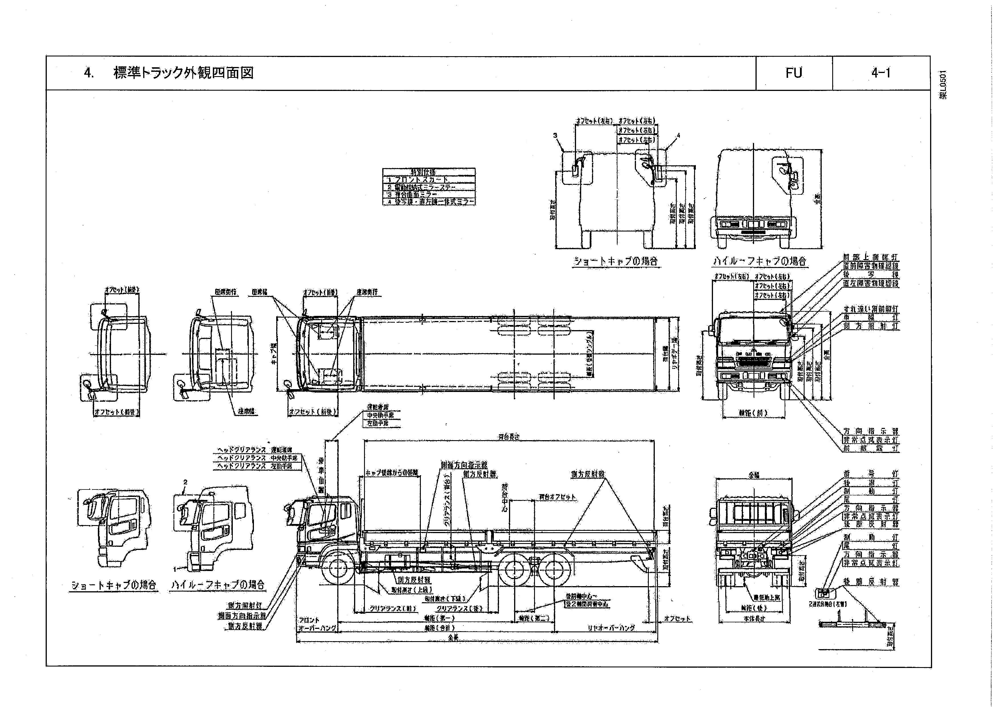 車両外観図の取得 特殊車両通行許可申請サポートオフィス 車両外観図の取得 特殊車両通行許可申請サポートオフィス